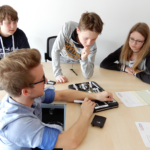 Interessierte Schüler beim Girls und Boys Day 2017