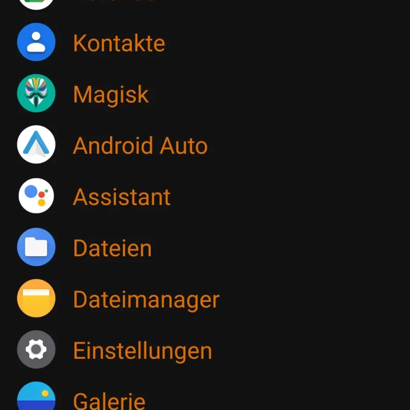 Island App Mainland Ansicht