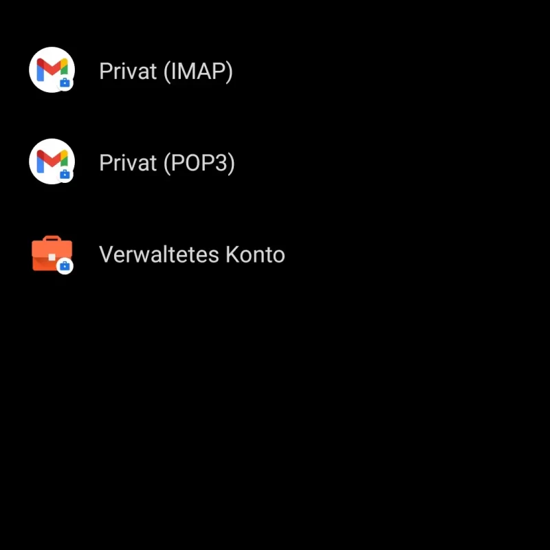 Neues Konto hinzufügen